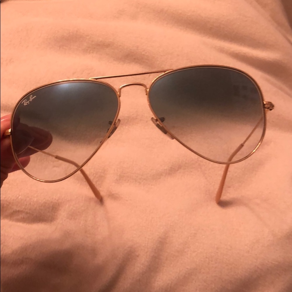 AUTHENTIC blue Rayban aviators